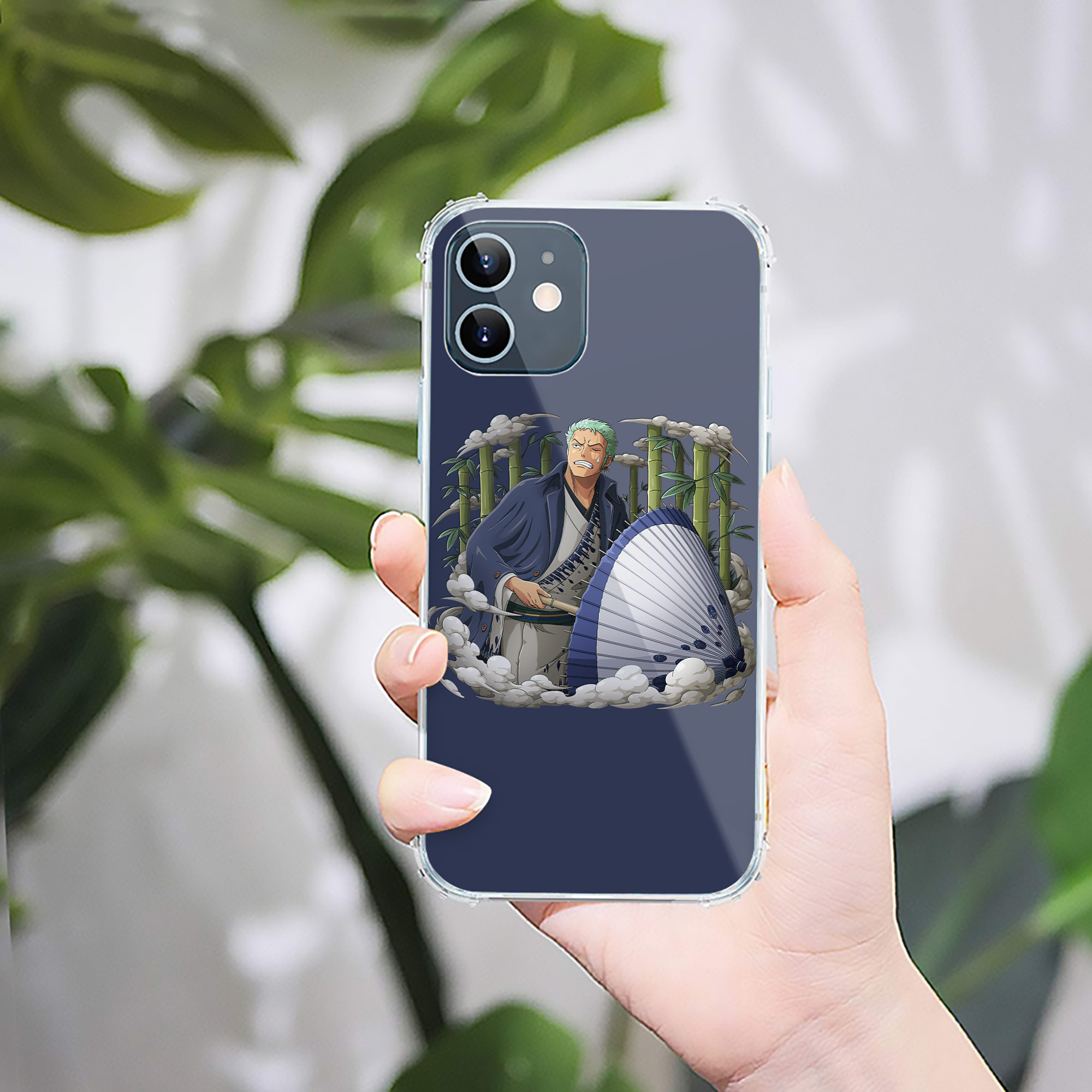 （画像用） ワンピース ロロノア・ゾロ ONE PIECE Roronoa Zoro 【iPhone 12シリーズ対応】透明スマホケース（クリアソフトケース）